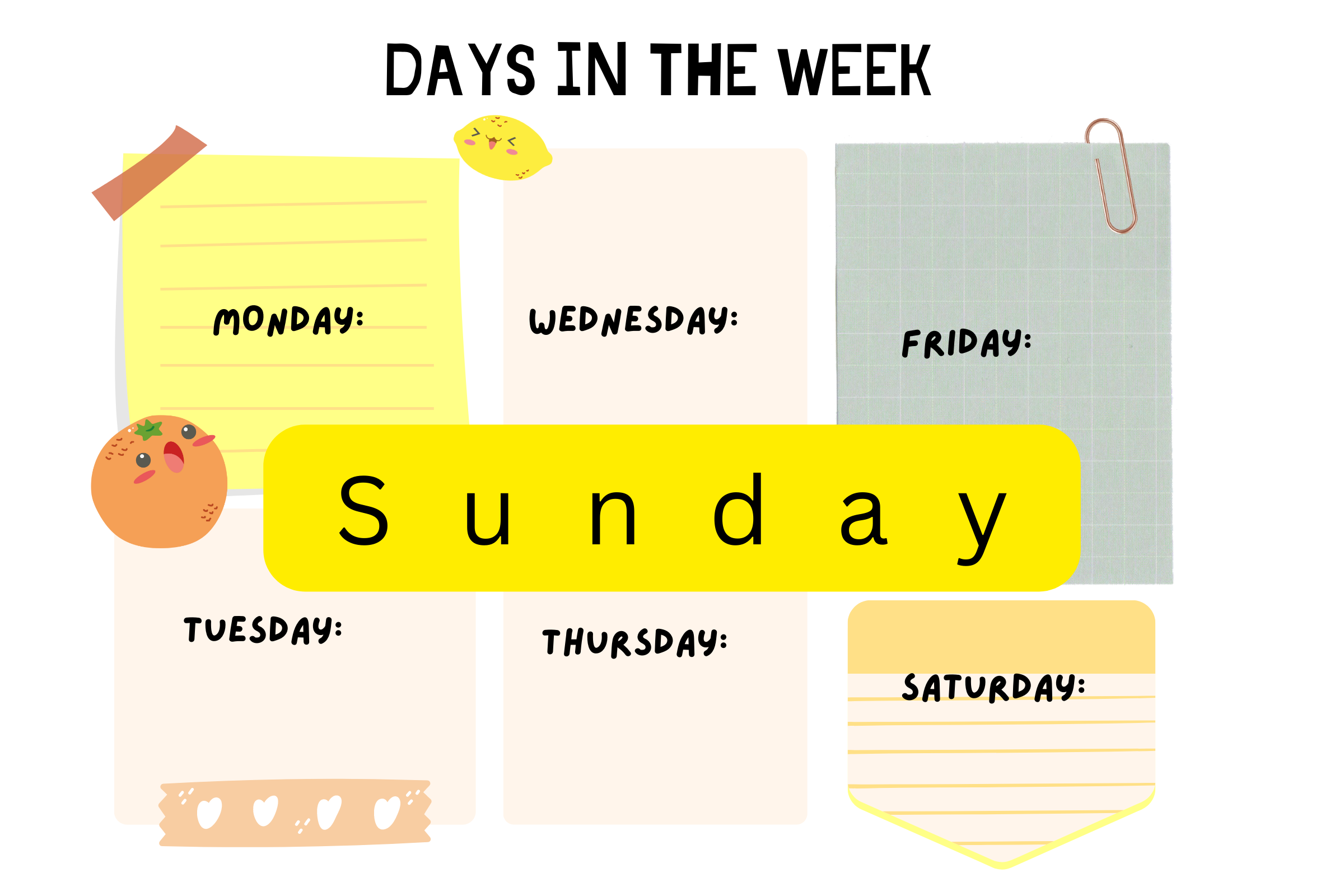 Days In The Week