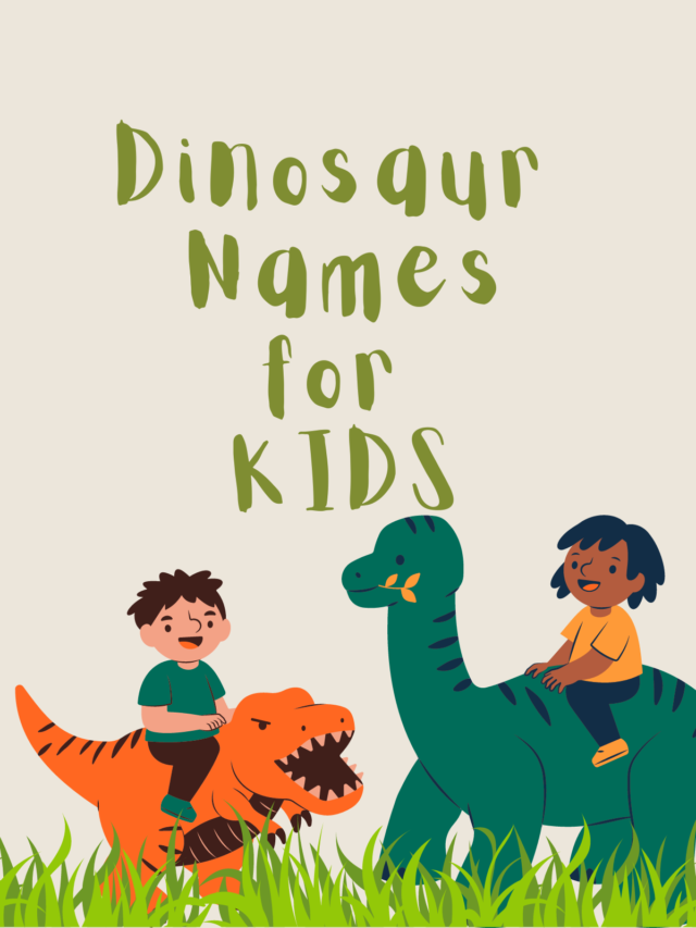 Learn Dinosaur Names and Know about them in rhymes(1)